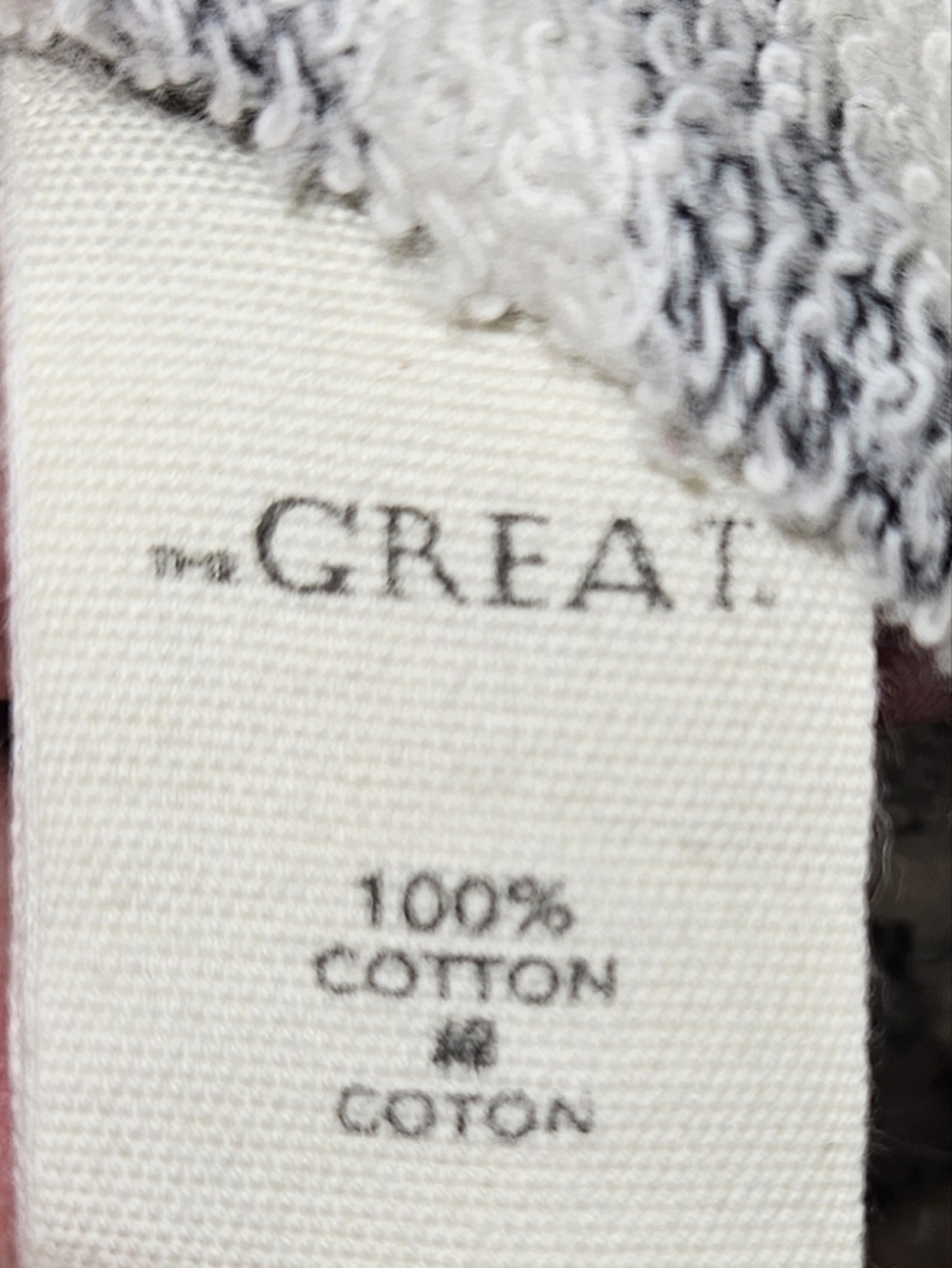THE GREAT. Black and White/ Cream Striped Crewneck Sweater - Picture 5 of 7